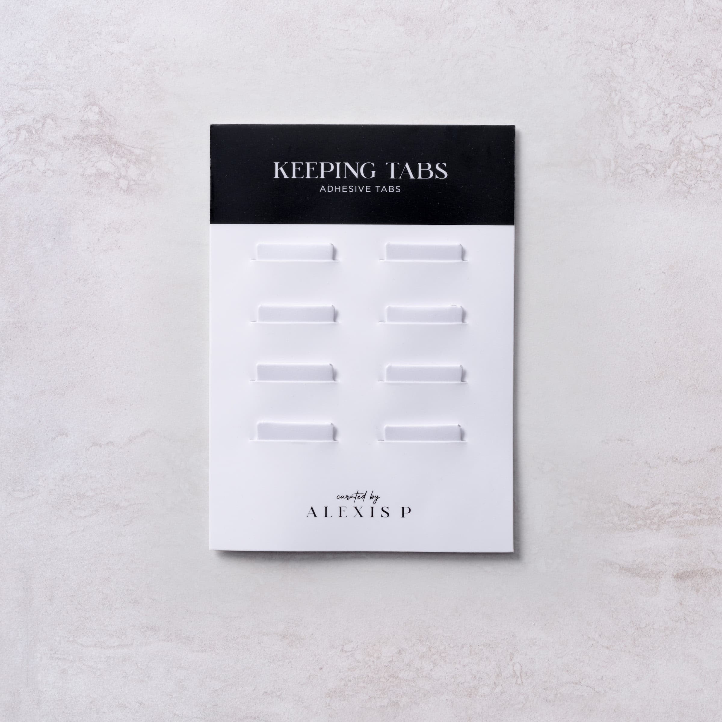 Keeping Tabs - Adhesive Tabs – curatedbyalexisp